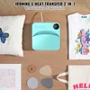 Tepelný lis Přenosný sublimační přenos DIY 23x23cm tepelný Náhled obrázku produktu 3