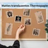 Phomemo Papier thermique transparent autocollant 50mm x Voir les images du produit 9
