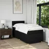 vidaXL Boxspringbed met matras, zwart, 100x200 cm, stof Productafbeelding-voorbeeld 4