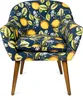 Excelsa Fauteuil Boboli en polyester et contreplaqué Voir les images du produit 1