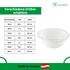 Okrągła miska do mycia naczyń Novaliv 10L, D40 cm, biała, Podgląd zdjęcia produktu 6