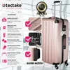 tectake® Cleo 4dílná sada pevných kufříků, 3 vozíky, 1 Náhled obrázku produktu 2
