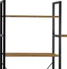 BEGRYF Regał na książki duży olcha półki 161x28x171 regał Podgląd zdjęcia produktu 5