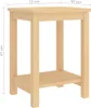 vidaXL Stolik nocny naturalny 35x30x47 cm lite drewno Podgląd zdjęcia produktu 4
