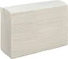 A stack of white paper hand towels. Podgląd zdjęcia produktu