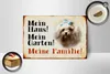 Holzschild Hund 18x12cm Malteser mein Haus Garten Familie Produktbild-Vorschau 3