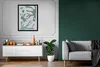 MuchoWow® Gerahmtes Poster Formen - Abstrakt - Grün 60x80 Produktbild-Vorschau 6
