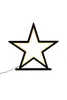 A star-shaped LED lamp on a white background. Produktbild-Vorschau