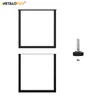 MetaloPro 2 sztuki metalowych nóg stołowych, czarne, 72 cm Podgląd zdjęcia produktu 6