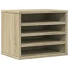 vidaXL Organizzatore da tavolo rovere Sonoma 36x26x29,5 cm Anteprima dell’immagine prodotto 1