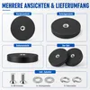 Neodym Magnet mit Gewinde M8, gummierte Magnethalterung Produktbild-Vorschau 3