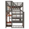 Flieks Etagenbett Metallbett 90x200cm mit Schreibtisch und Produktbild-Vorschau 8