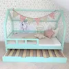 Hausbett 60x120 Minze - Bell - Kinderbett mit Bettkasten - Produktbild-Vorschau 5