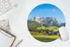 MuchoWow® Mauspad Mousepad Berg - Himmel - Wald 30x30 cm - Produktbild-Vorschau 5