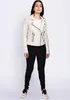 Maze Lederjacke Ibiza Damen offwhite L Produktbild-Vorschau 8
