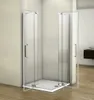 eckdusche BxBxH:100x100x195cm Duschkabine 8mm NANO ESG Glas Produktbild-Vorschau 2