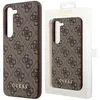 Guess 4G Metal Logo - Samsung Galaxy S23 Hülle (Braun) Produktbild-Vorschau 1