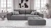 Big-Sofa XXL 306 cm Federkern Lounge Couch mit Bezug aus Produktbild-Vorschau 3