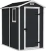 KETER Premium 46S Harz Gartenhaus - Anthrazit Produktbild-Vorschau 1
