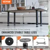 VEVOR sada 4 stolových nôh výškovo nastaviteľné podnože Náhľad obrázku produktu 2
