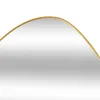 A close-up of the top curved edge of a mirror with a gold frame. Náhľad obrázku produktu