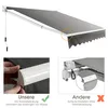 Tenda a bracci pieghevoli COSTWAY 2,5x2m Tenda da sole con Anteprima dell’immagine prodotto 7