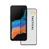 A smartphone screen protector is shown next to a smartphone. Voir les images du produit