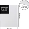 Belle Vous 30 Stk Blanko Leinwände – 20 x 25cm – Bespannter Produktbild-Vorschau 10