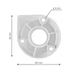 Walteco Soklová noha 96-150mm, plast, bílá Náhled obrázku produktu 2