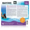 A person swimming in a pool, with the product packaging visible in the foreground. Produktbild-Vorschau
