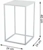 HowHomely Modern Pflanzenständer, Blumenhocker aus Metall Produktbild-Vorschau 3