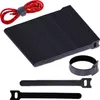 100 Stück Klettband Kabelbinder Schwarz, Klett Kabelbinder Produktbild-Vorschau 2