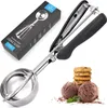 Eisportionierer Edelstahl mit Auslöser 4 cm Eislöffel Produktbild-Vorschau 1