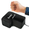 A fist is about to hit a large, black, plush "Enter" key on a white background. Podgląd zdjęcia produktu