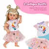 BABY born Einhornkleid mit Tutu mit bunten Konfetti-Punkten Produktbild-Vorschau 4