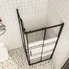 Duschspa 90x90x195cm Duschkabine Schiebetür 6mm mattes Produktbild-Vorschau 3
