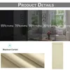 Kurtyna drzwiowa Beżowa francuska zaciemniająca 66 * 102 cm Podgląd zdjęcia produktu 8