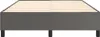vidaXL Box spring bed frame grey 140x200 cm Imitace kůže Náhled obrázku produktu 4