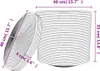 vidaXL Panier de rangement avec couvercle Marron & Blanc Voir les images du produit 8