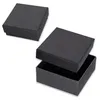 Schmuckschachtel Schwarz 6x6 cm mit Deckel quadratisch Produktbild-Vorschau 1
