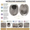 Přírodní 22cm dámský vlasový příčesek, dámské clip-in Náhled obrázku produktu 3