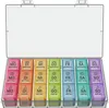WELLGRO Tablettenbox für 7 Tage - je 3 Fächer pro Tag - Produktbild-Vorschau 1