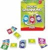 A product shot of the board game "Hochspannung" by Amigo, with the game box and scattered cards. Náhled obrázku produktu