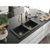 Mexen Mario 2-Becken-Granitspüle mit Mischbatterie Savita, Produktbild-Vorschau 2