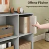WOLTU Bücherregal Würfelregal 4 Fächer, Büroregal Produktbild-Vorschau 5