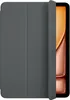 A dark gray tablet case is shown partially open, revealing a screen with an abstract orange and pink design. Anteprima dell’immagine prodotto