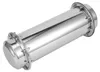 A shiny, cylindrical stainless steel capsule with bolted flanges on both ends, presented against a white background. Produktbild-Vorschau