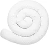 White Minky schlange Bettumrandung 300cm Produktbild-Vorschau 1