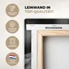 MuchoWow® - Leinwandbilder - Löwen - Tiere - Schwarz - Weiß Produktbild-Vorschau 3