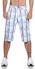 Herren 3/4  Kurze Hose Bermuda Shorts Karo Sommer /  Muster Produktbild-Vorschau 1
